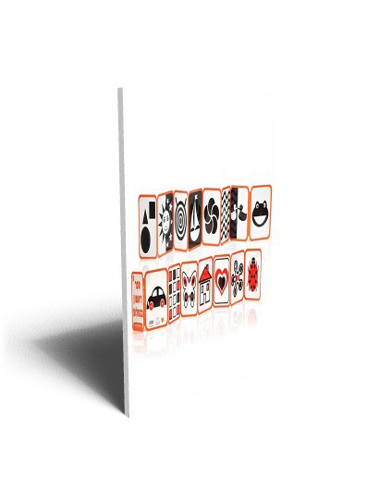 ספר ראשון בהחלט שחור לבן אדום ספר עגלה