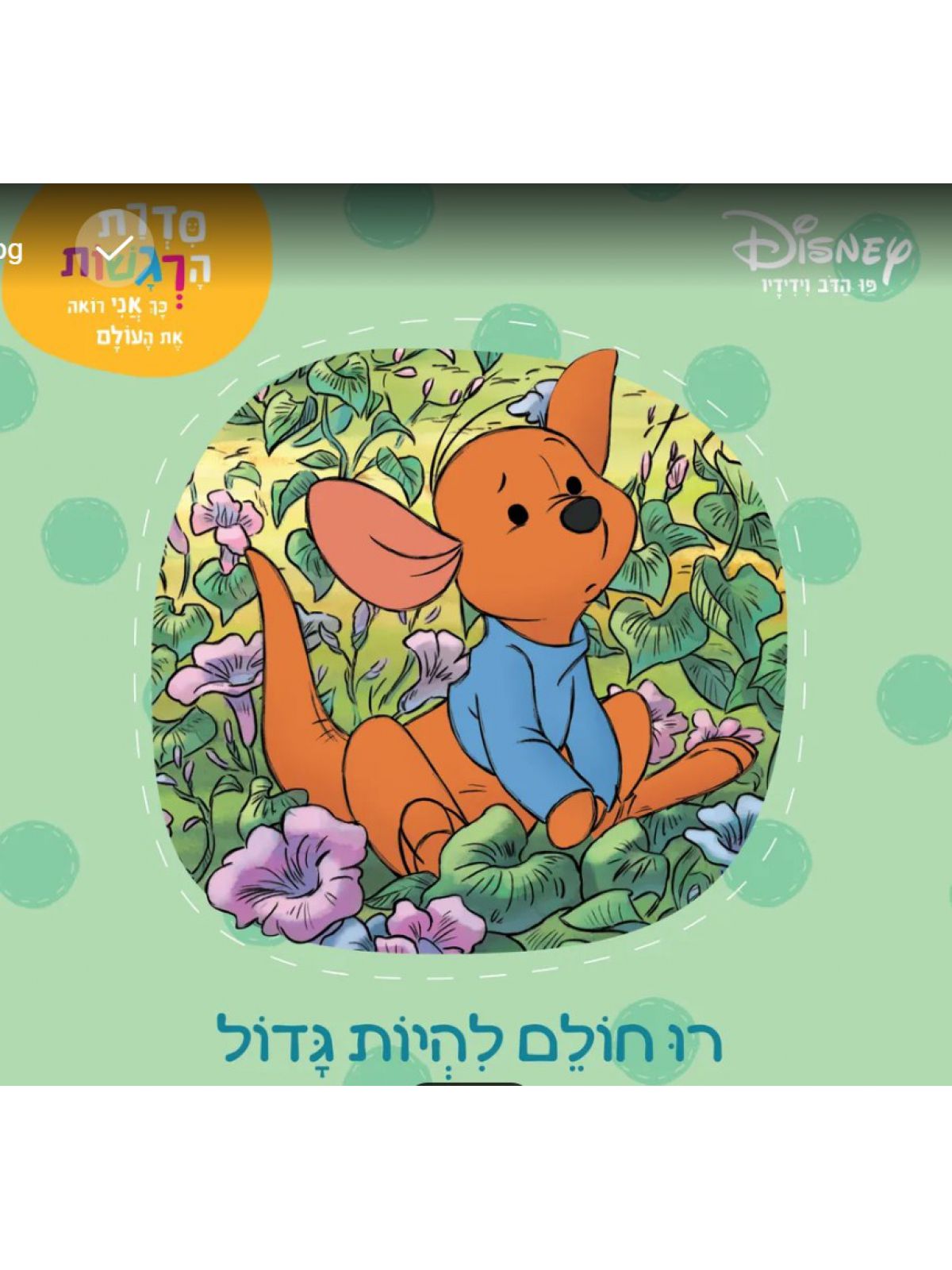 פו הדב  רו חולם להיות גדול