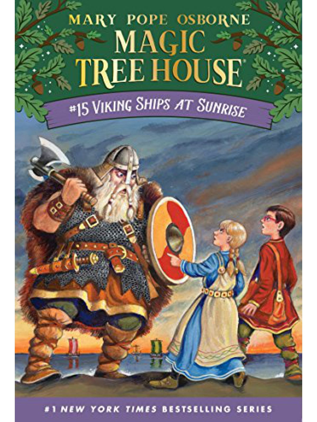 VIKING SHIPS AT SUNRISE