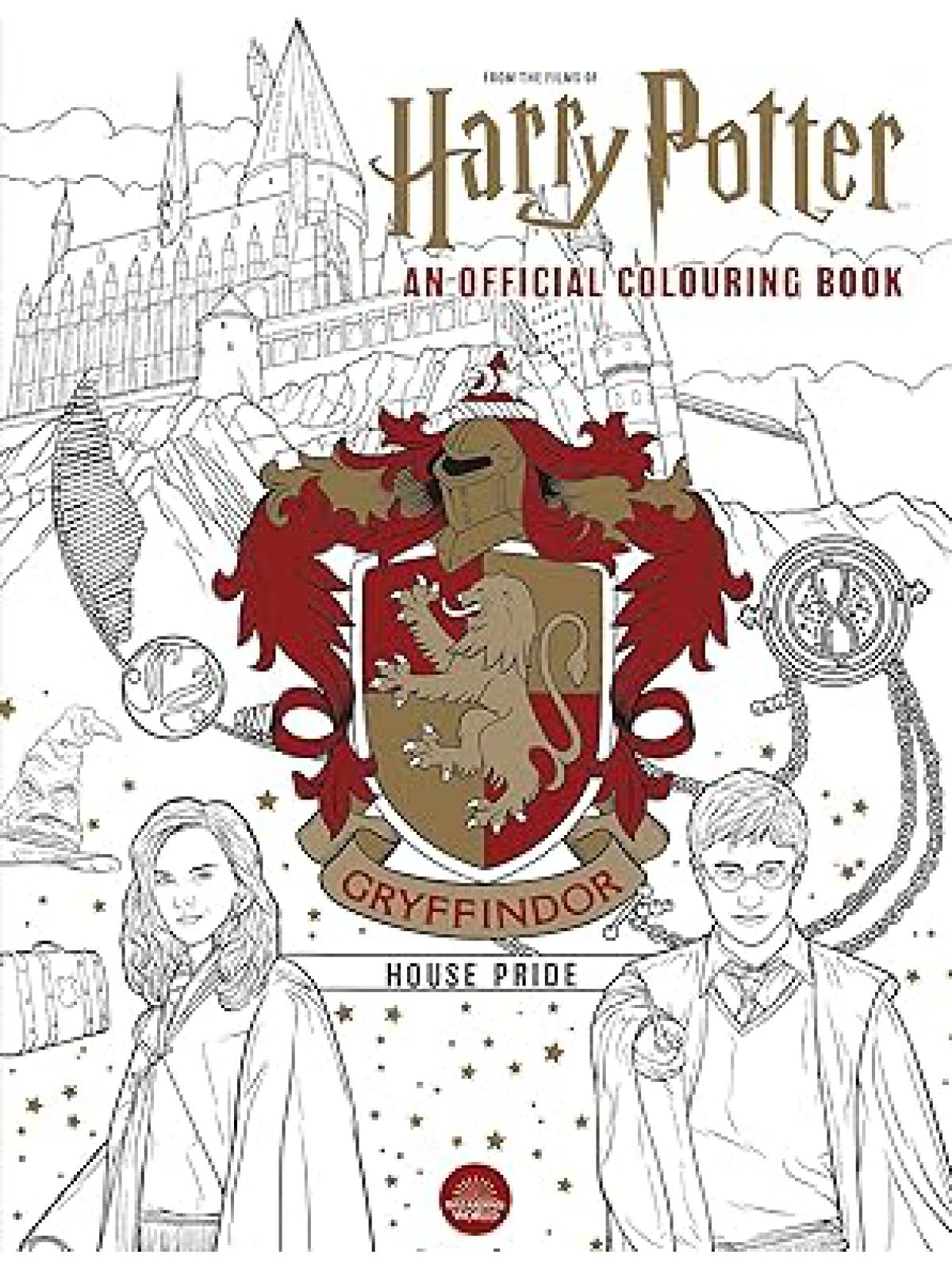 HARRY POTTER GRYFFINDOR HOUSE PRIDE COLOURING BOOK