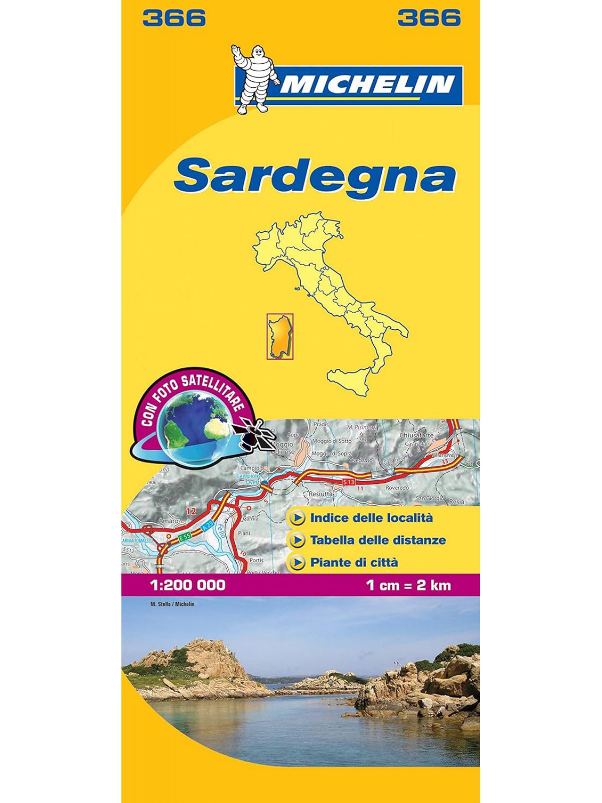 SARDEGNA MAP 366 07-08ED