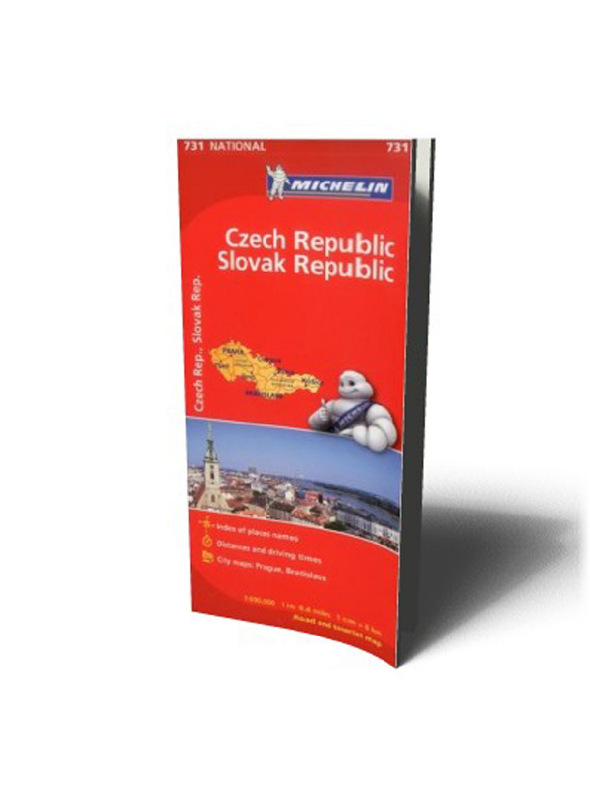 CZECH/SLOVAK REPUBLIC MAP 731 2012ED