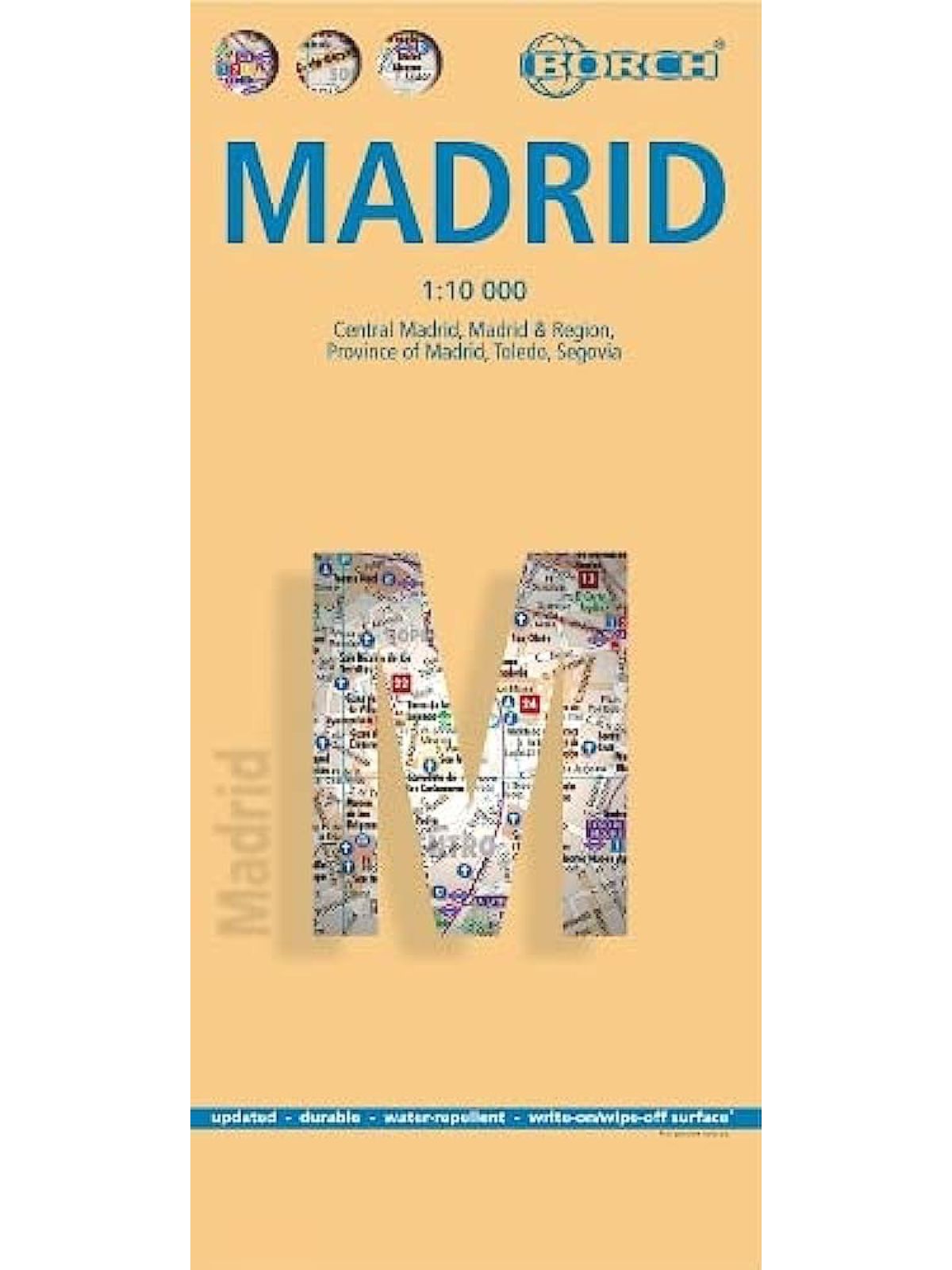 MADRID BORCH CITY MAP N/E
