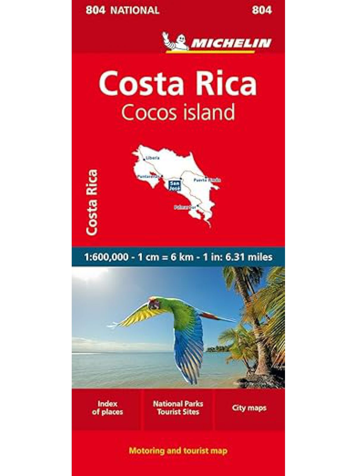 COSTA RICA 804 MAP