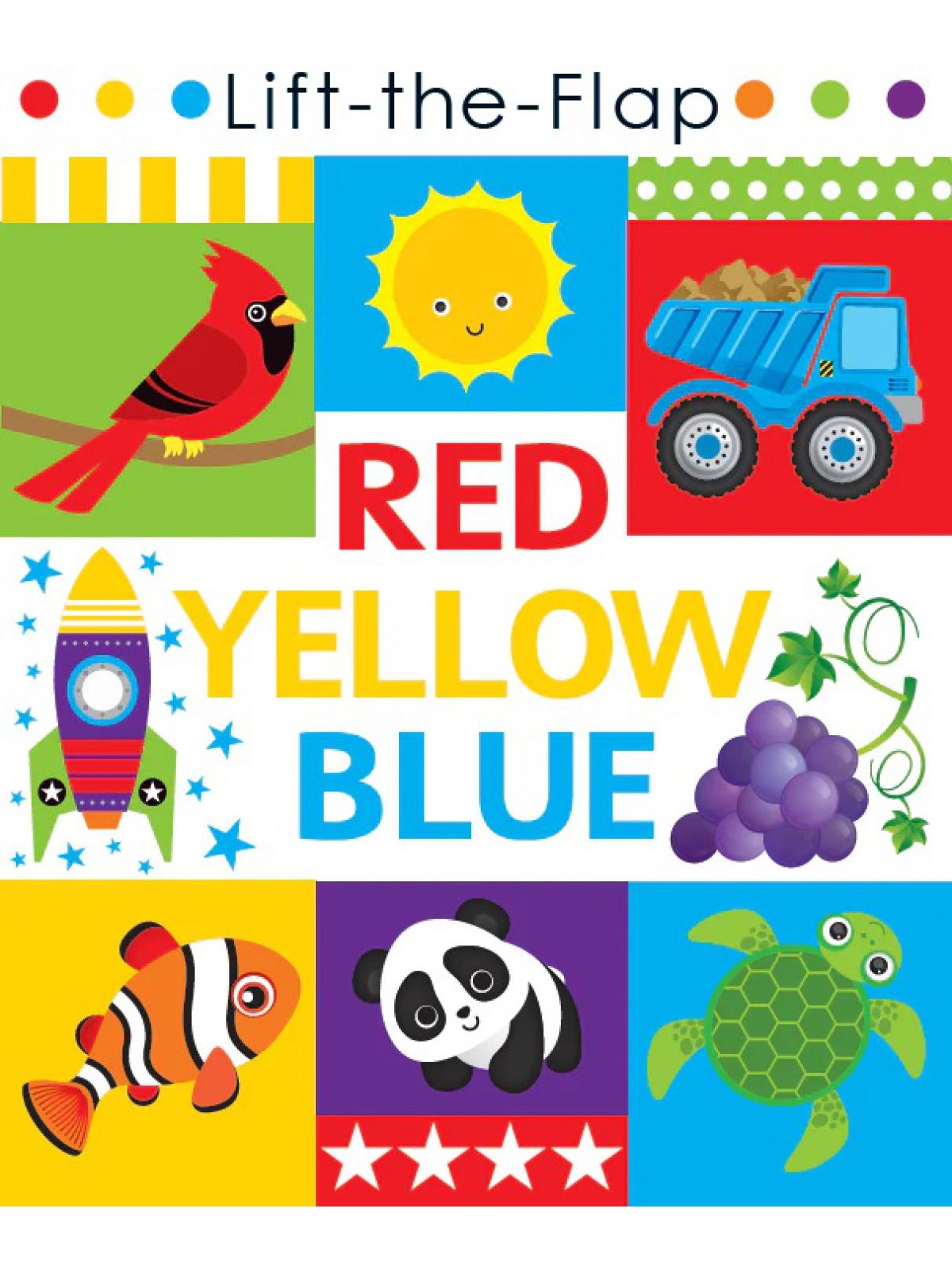 LIFT-THE-FLAP RED YELLOW BLUE