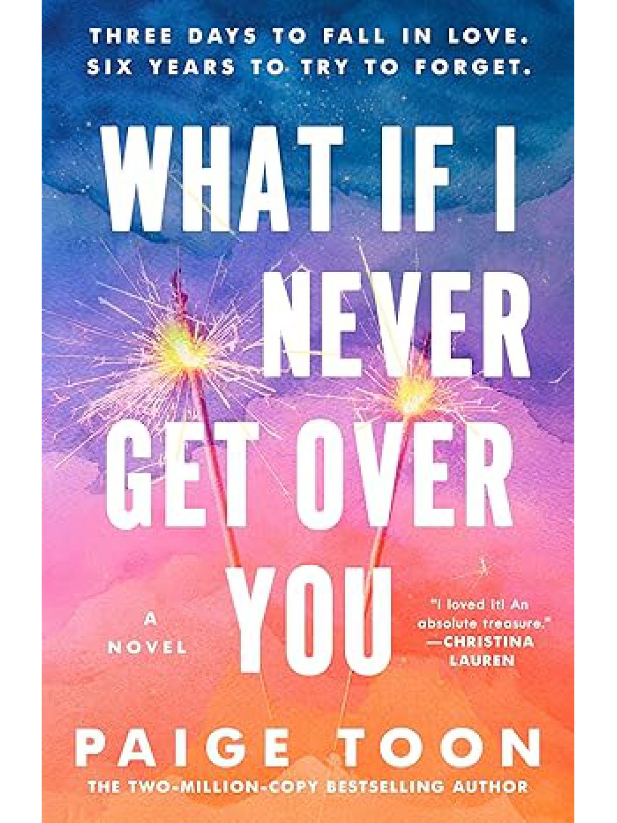 WHAT IF I NEVER GET OVER YOU