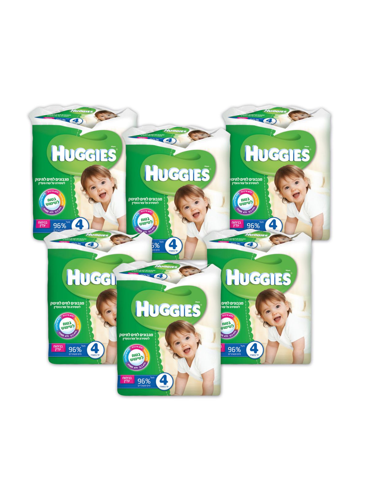 24 אריזות מגבונים האגיס בניחוח עדין