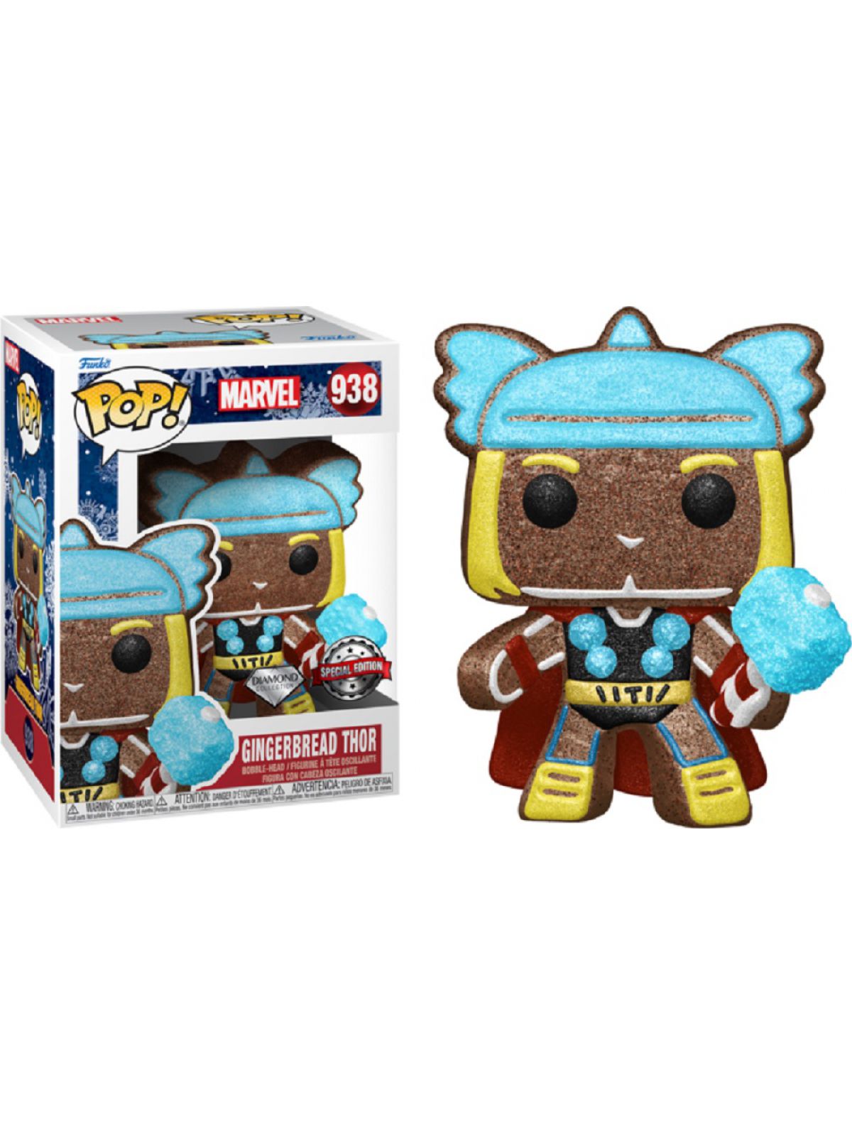 POP!-Marvel Holiday Thor Glitter Excl