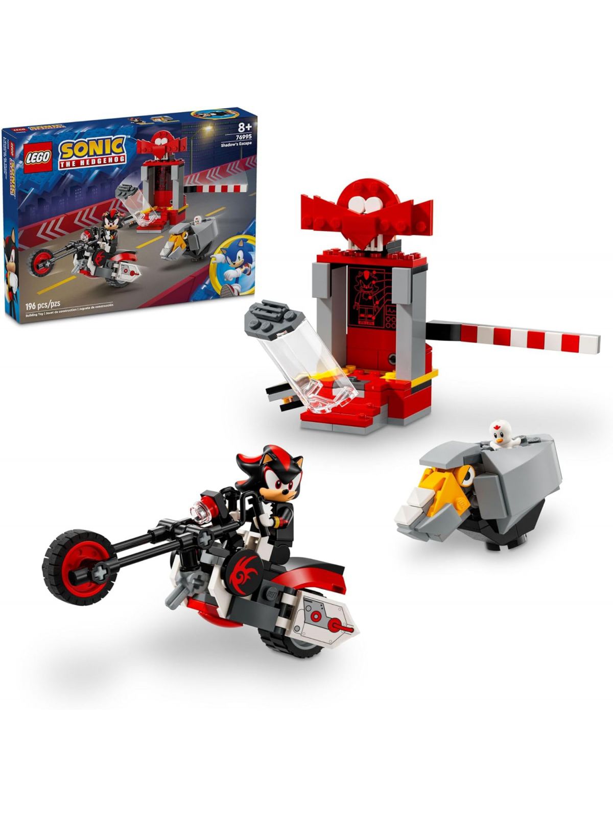 בריחתו של שאדו הקיפודי לגו Lego Sonic the Hedgehog 76995
