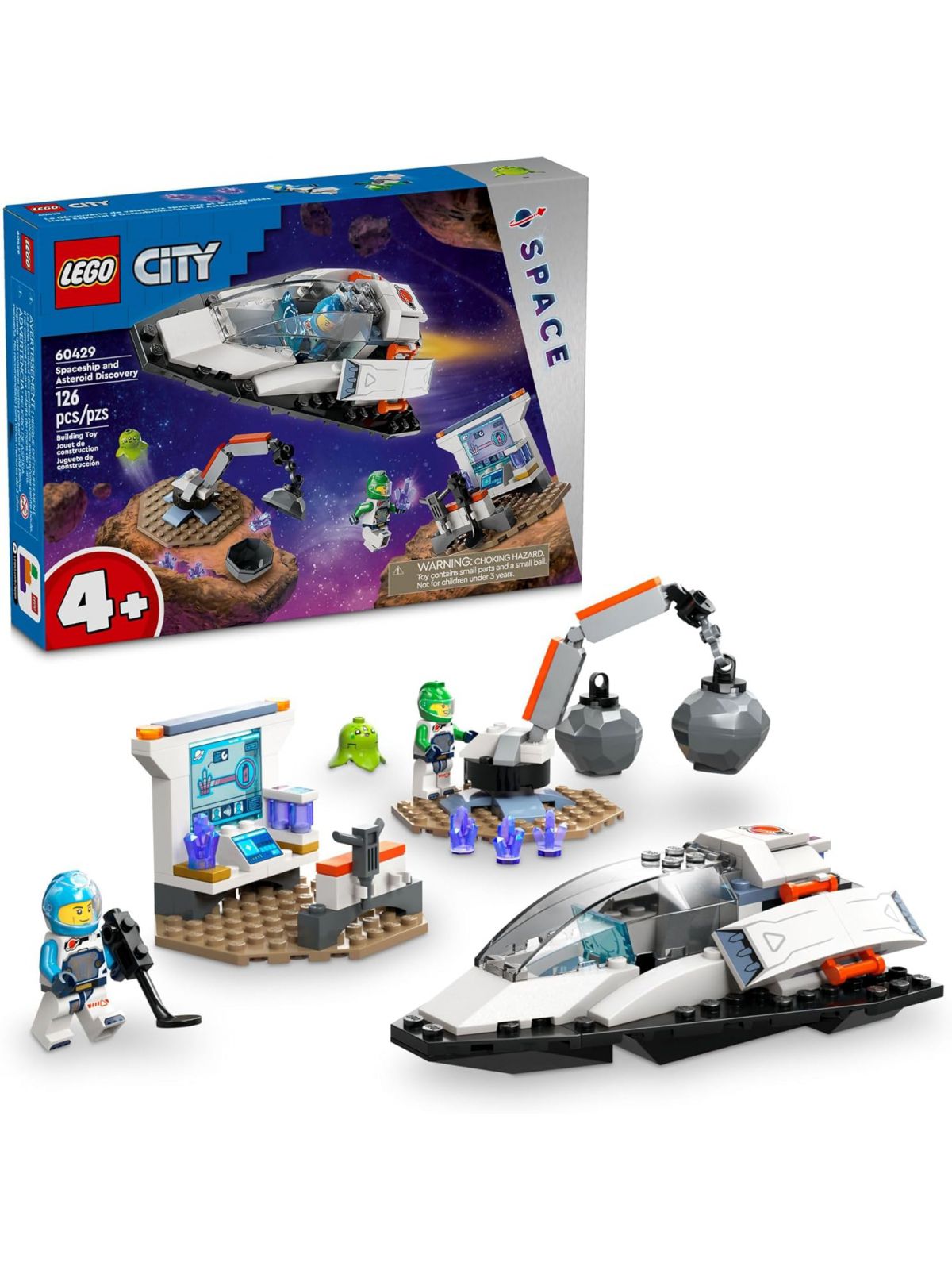 חללית וגילוי אסטרואיד לגו סיטי 60429 LEGO City