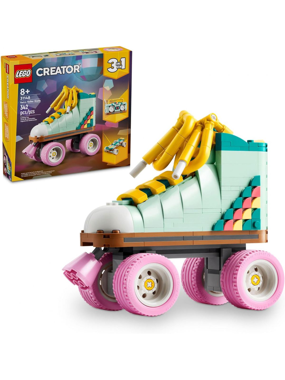 גלגיליות בסגנון רטרו לגו LEGO Creator 31148