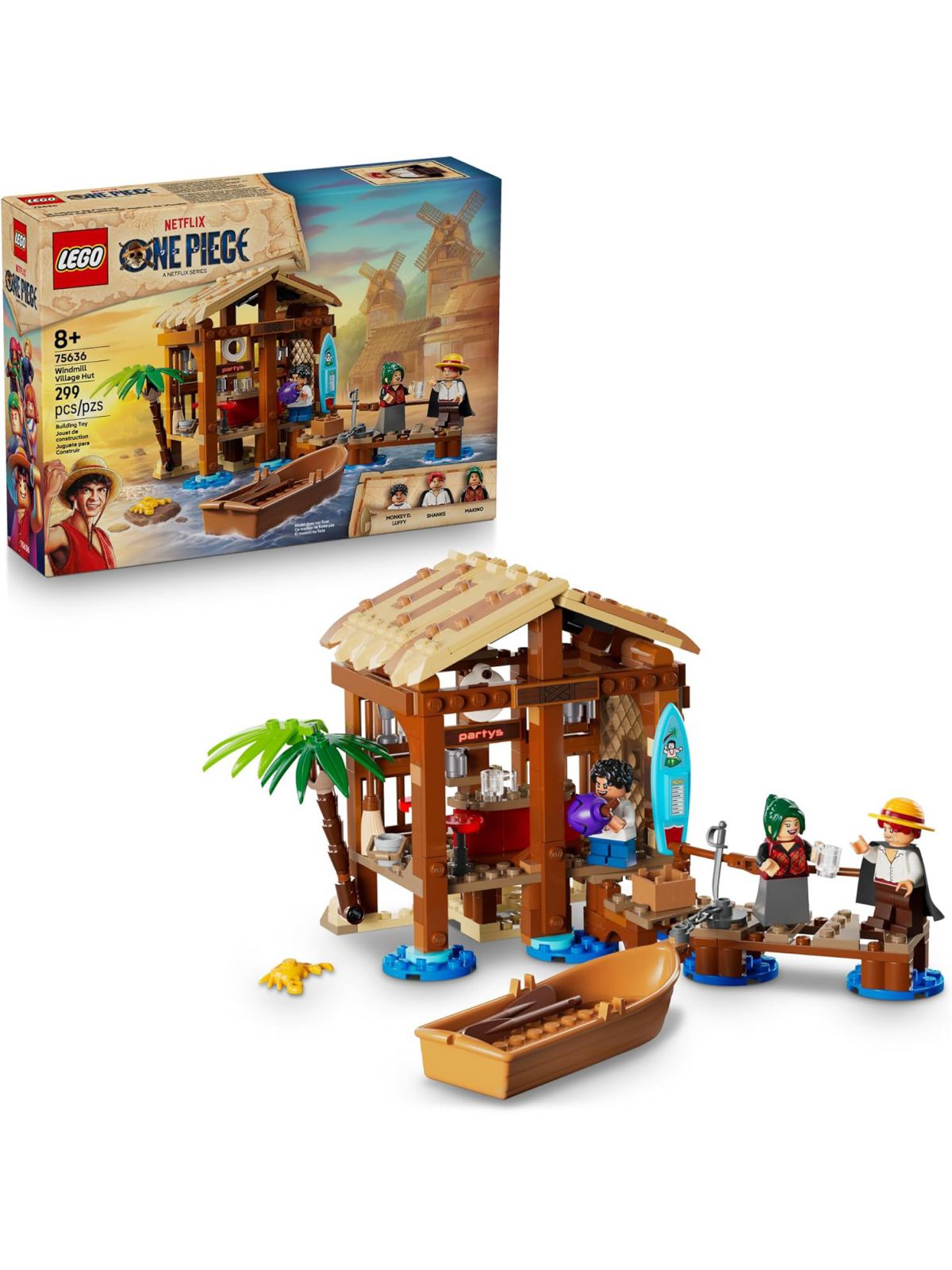בקתה בכפר טחנת הרוח לגו 75636 LEGO ONE PIECE