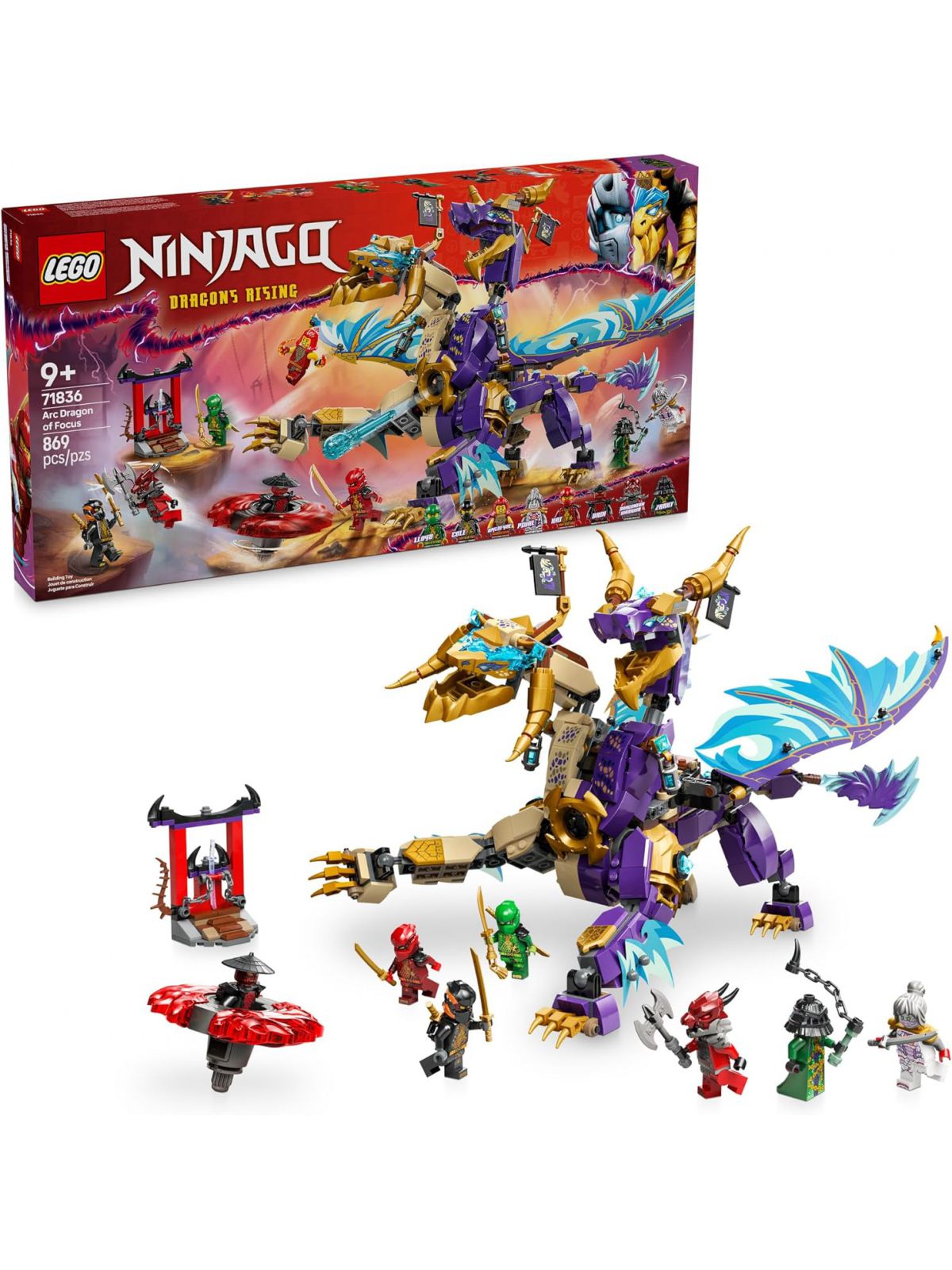 דרקון הקשת של הפוקוס לגו LEGO Ninjago 71836