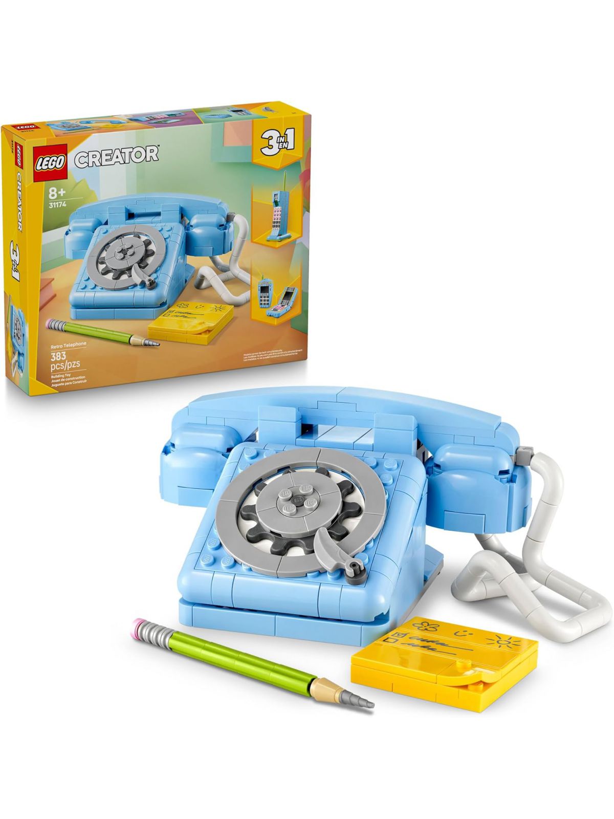 טלפון רטרו 3 ב 1 לגו LEGO Creator 31174