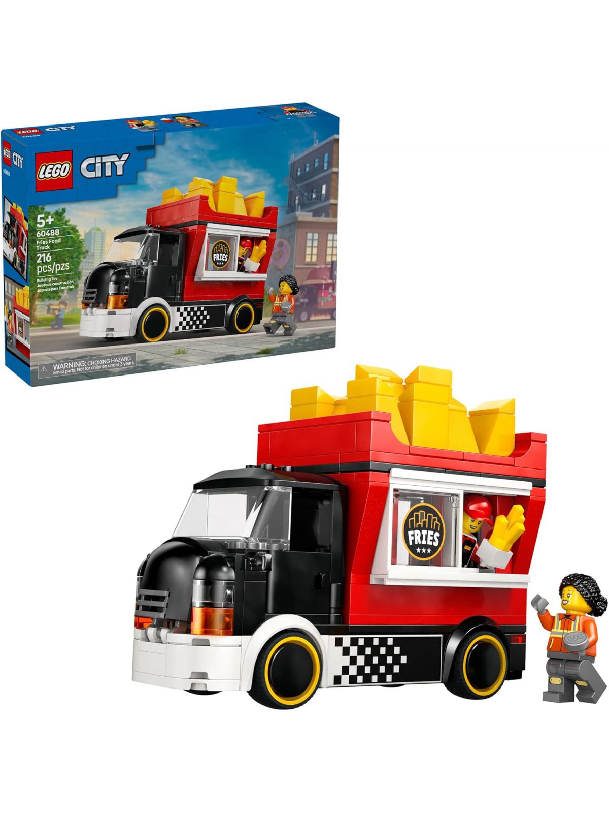 משאית מזון ציפס לגו סיטי 60488 LEGO City