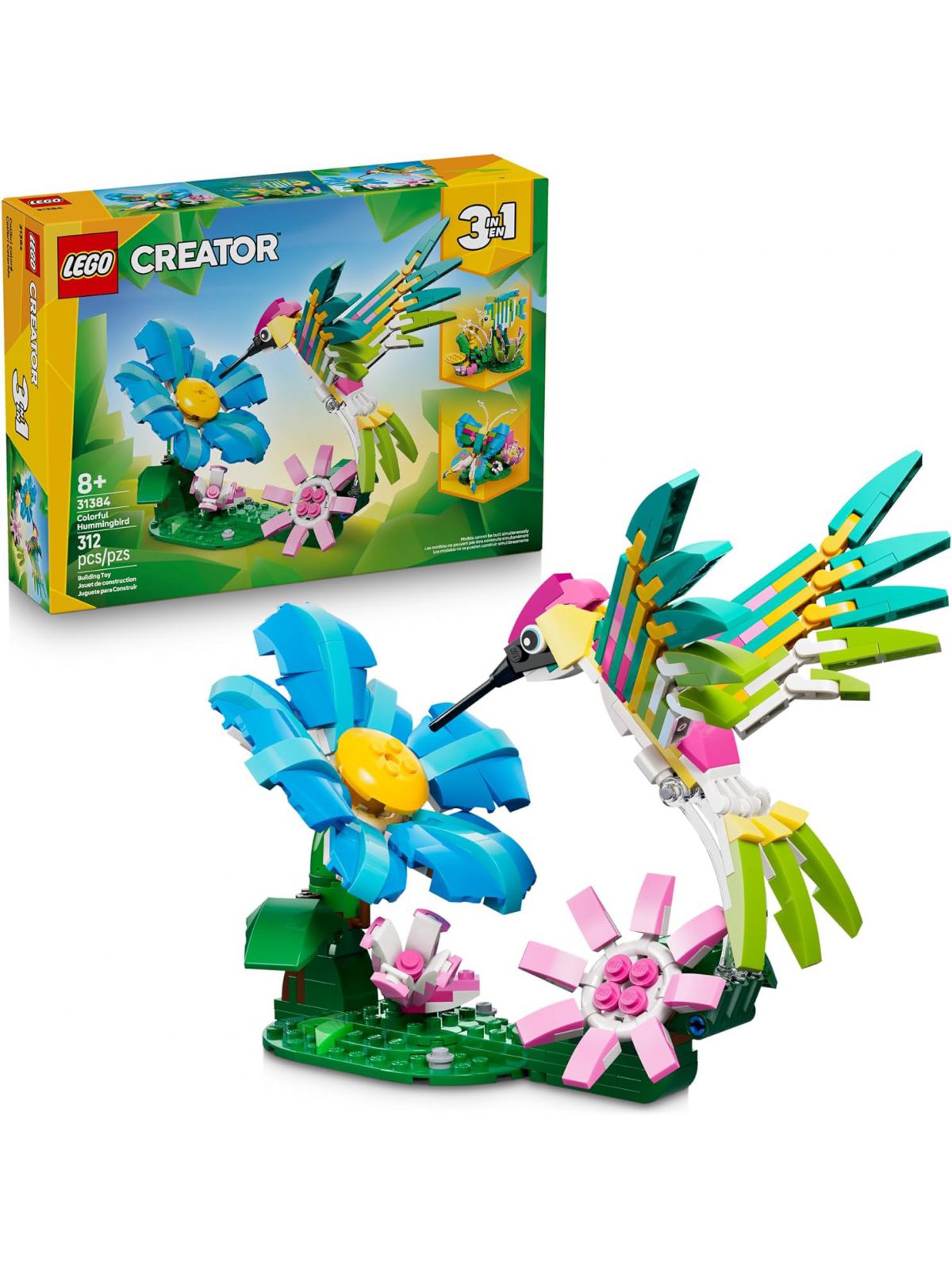 יונק דבש צבעוני 3 ב 1 לגו LEGO Creator 31384