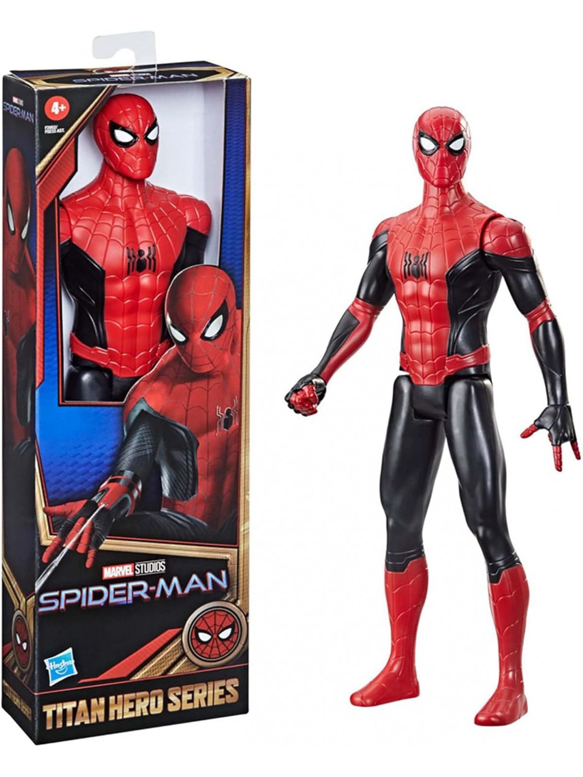 דמות ספיידרמן אדום שחור