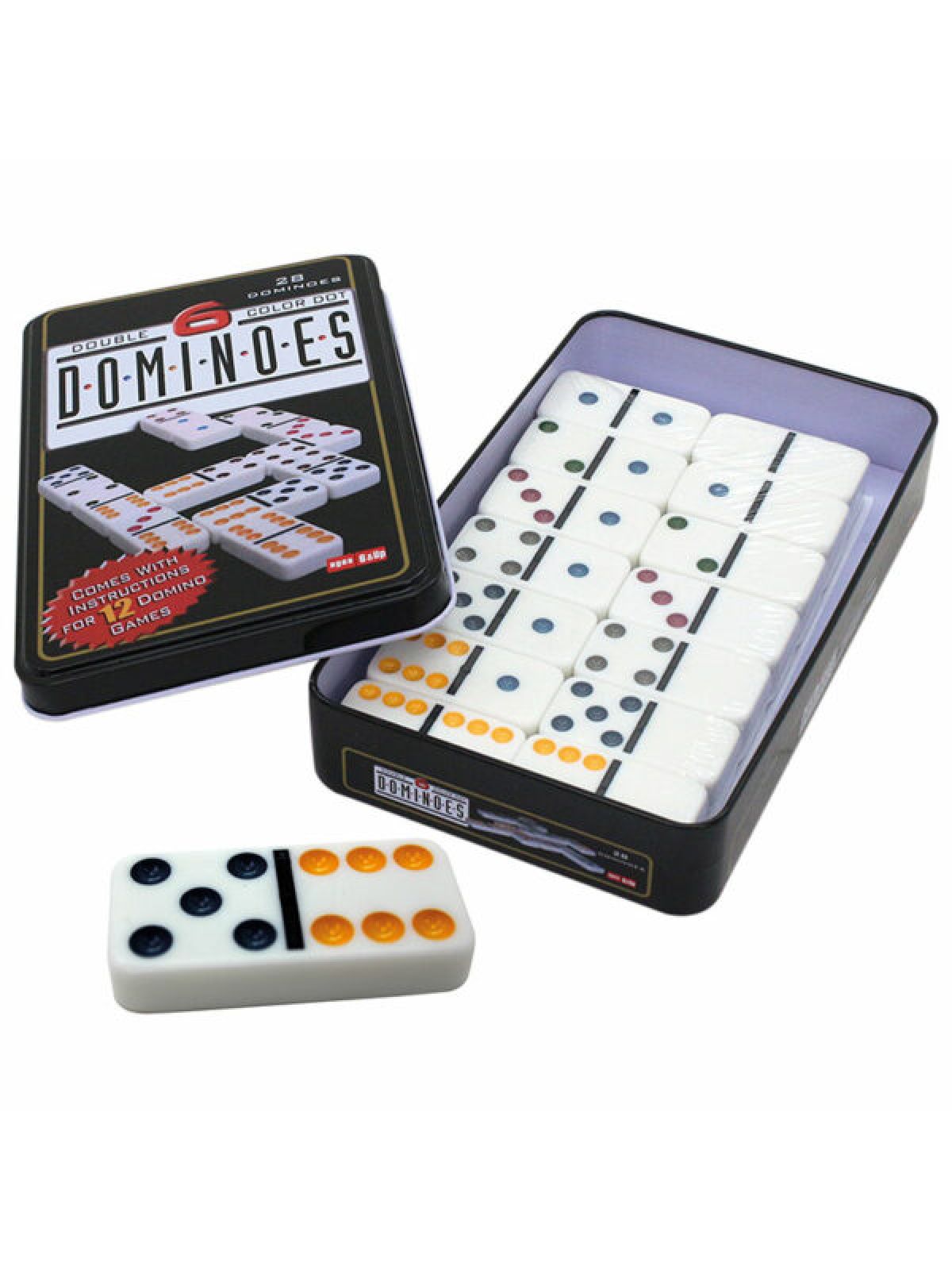 דומינו קופסת מתכת