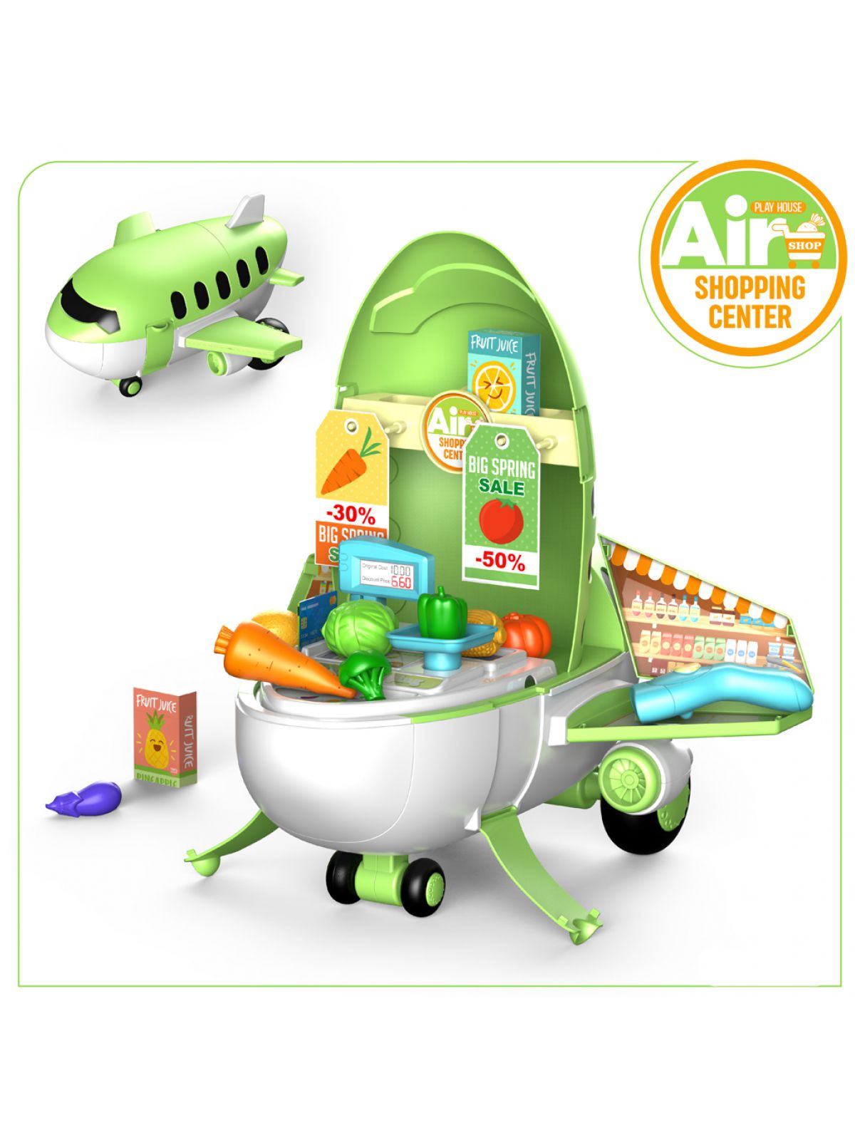 מטוס מרכז קניות ערכת משחק