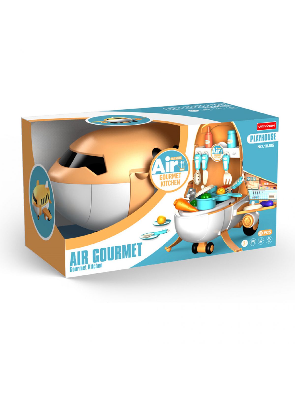 מטוס מטבח גורמה ערכת משחק