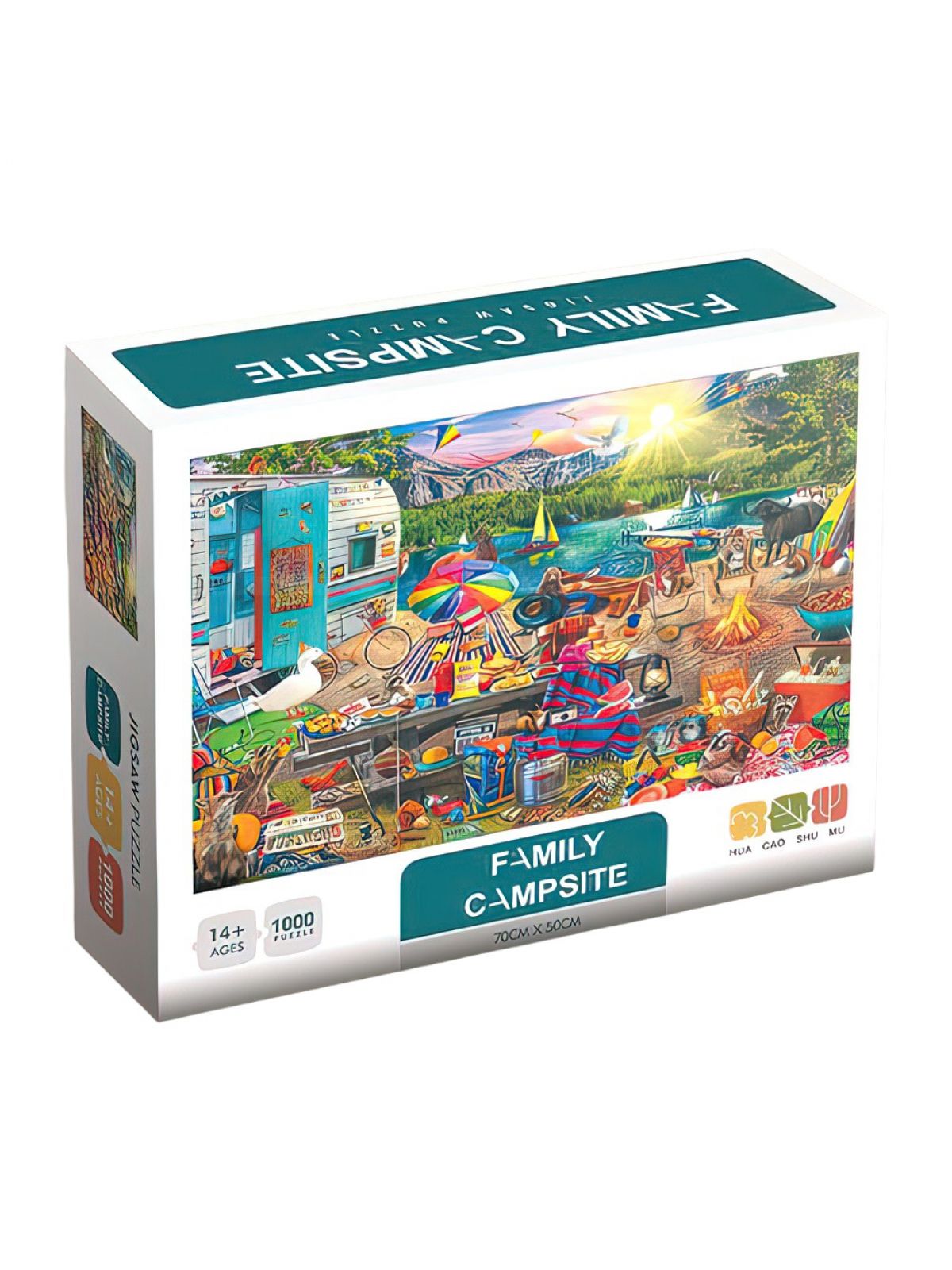 פאזל 1000 חלקים קמפינג משפחתי