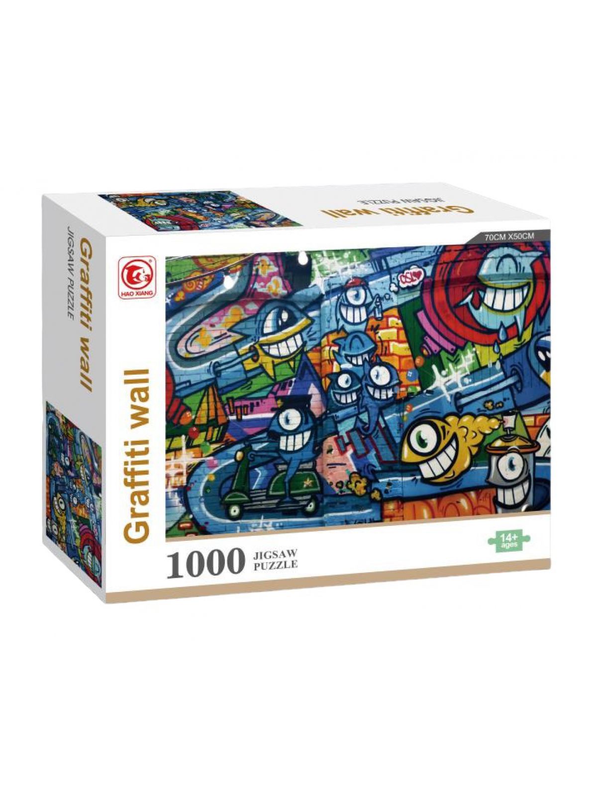 פאזל 1000 חלקים קיר גרפיטי