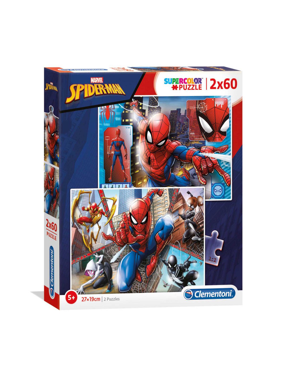 פאזל ספיידרמן 2X60 חל’