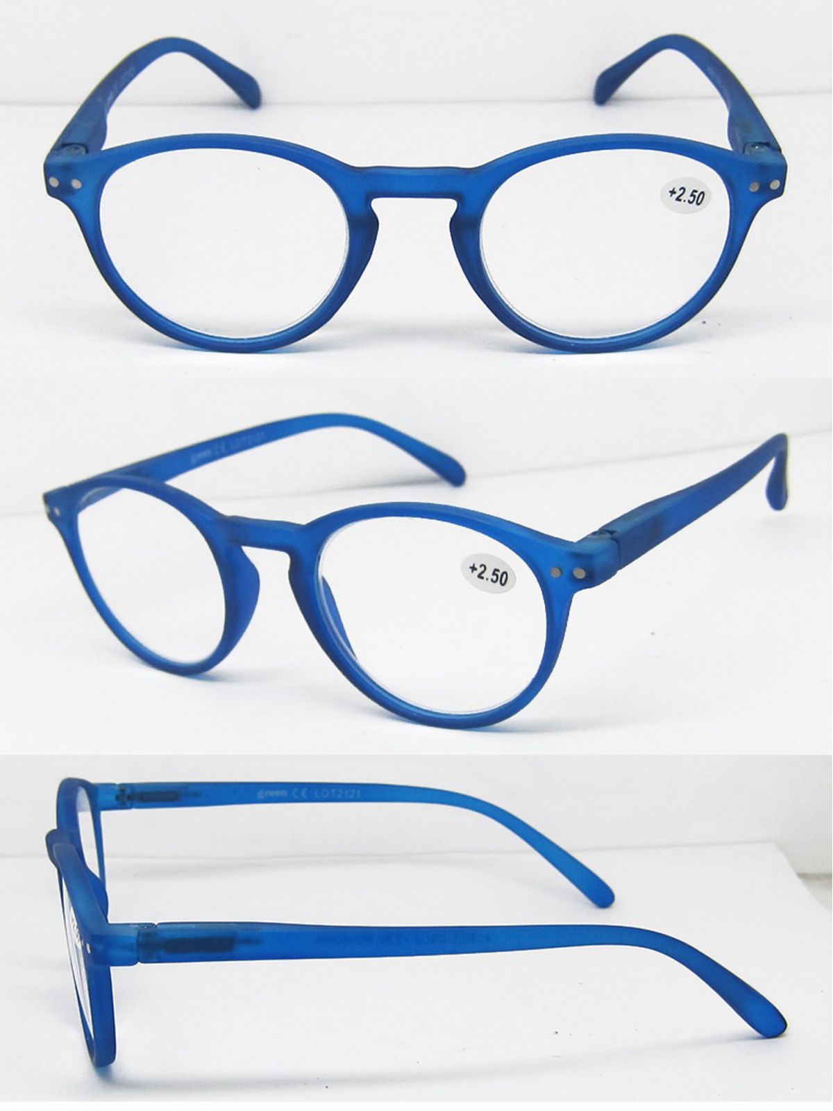 משקפי קריאה דגם GR03 צבע כחול מידה 3.00+