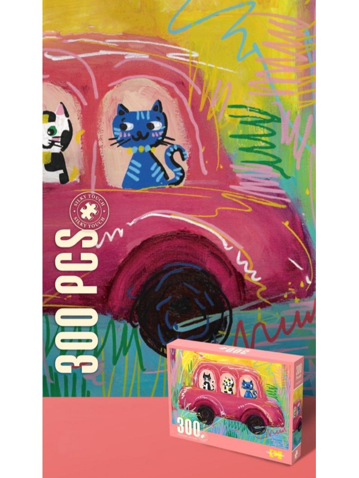 מסע צבעוני פאזל 300 חלקים