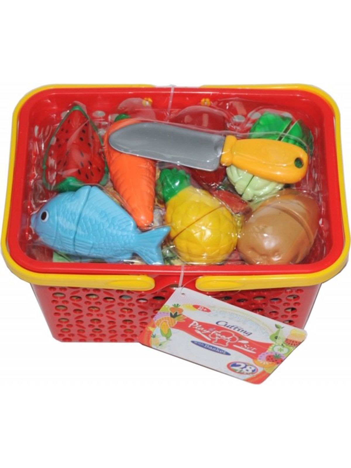 פירות חתוכים בסלסלה