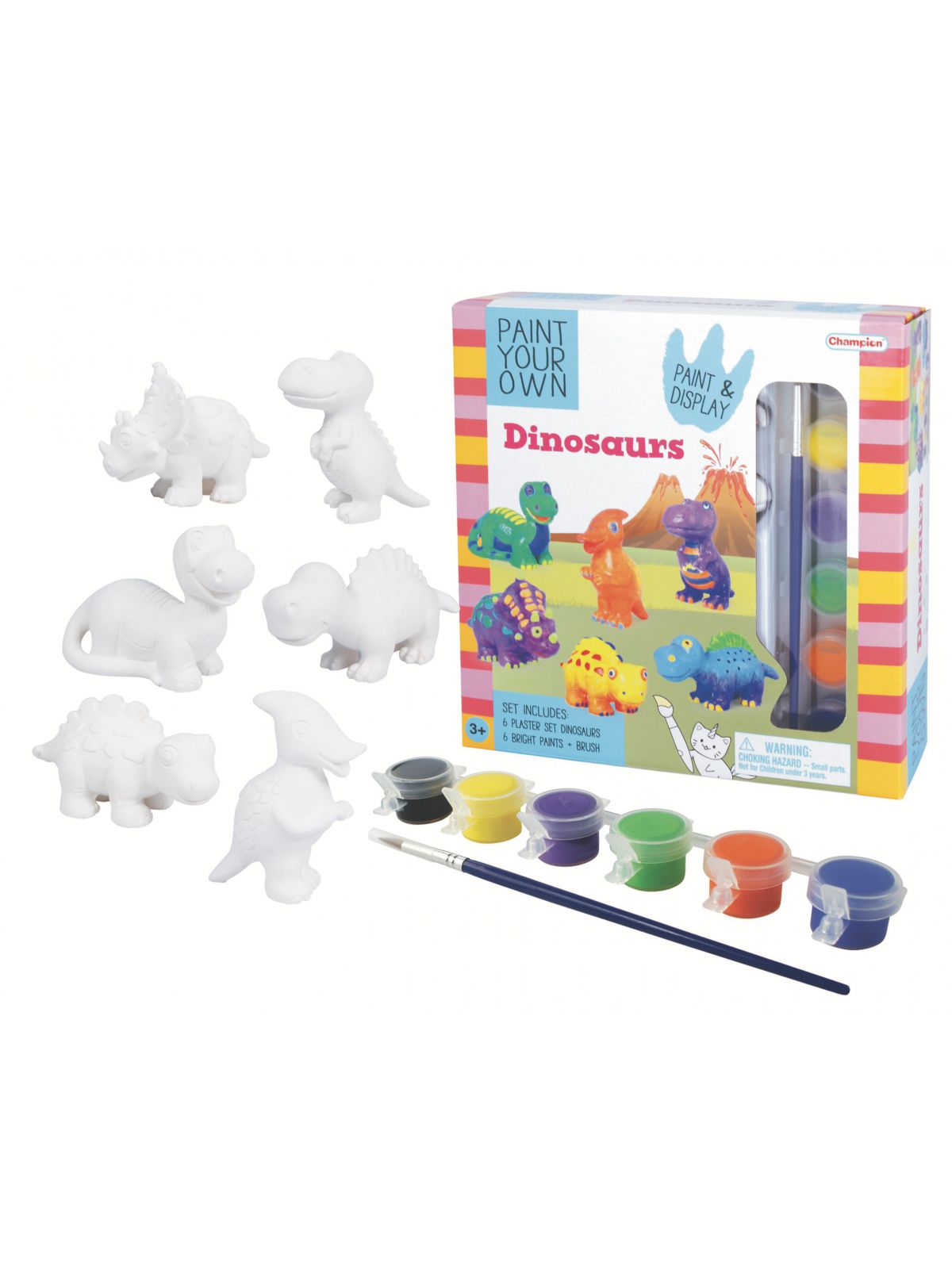 סט גבס חיות לצביעה