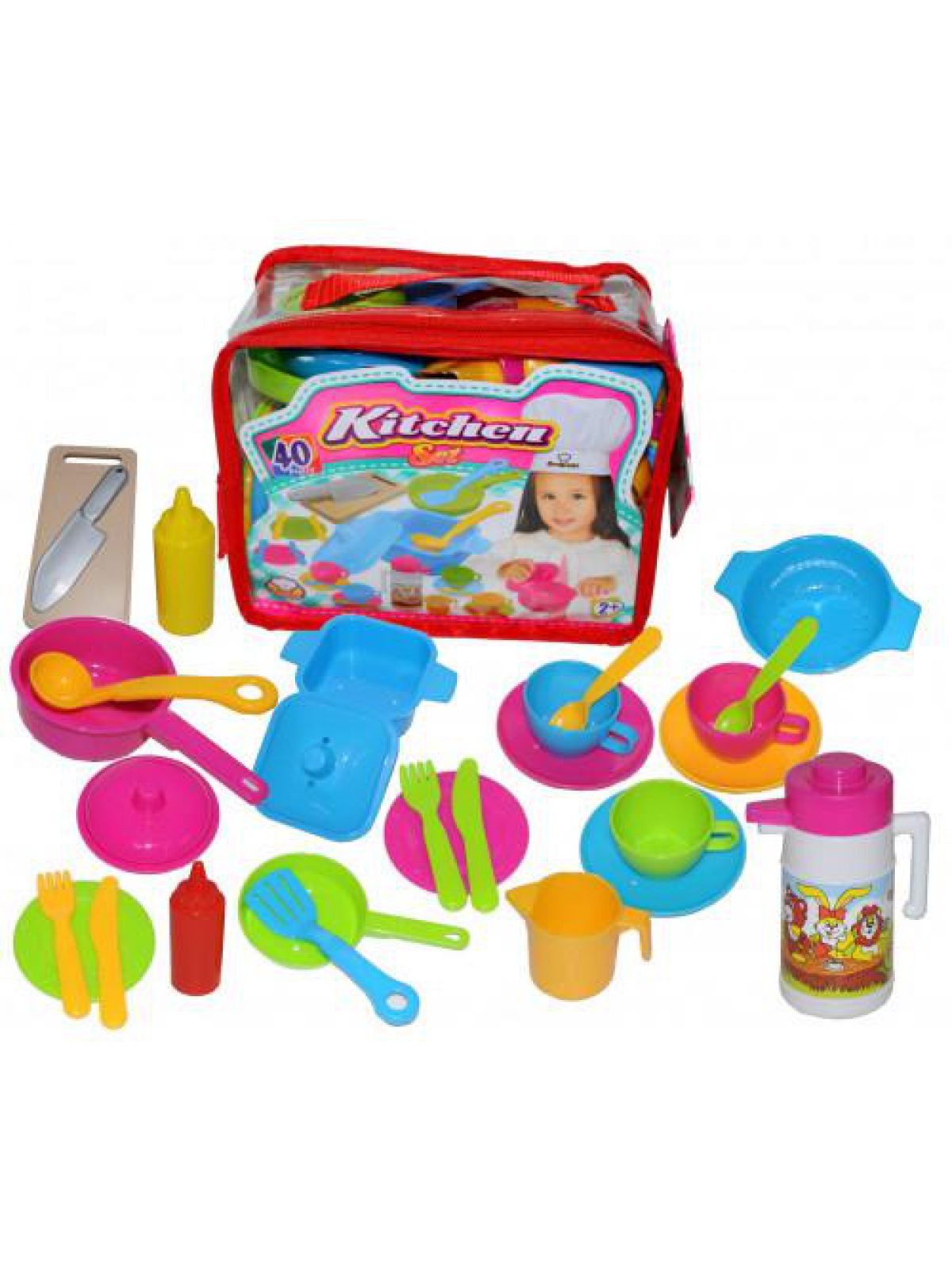 כלי מטבח בתיק 40 חלקים