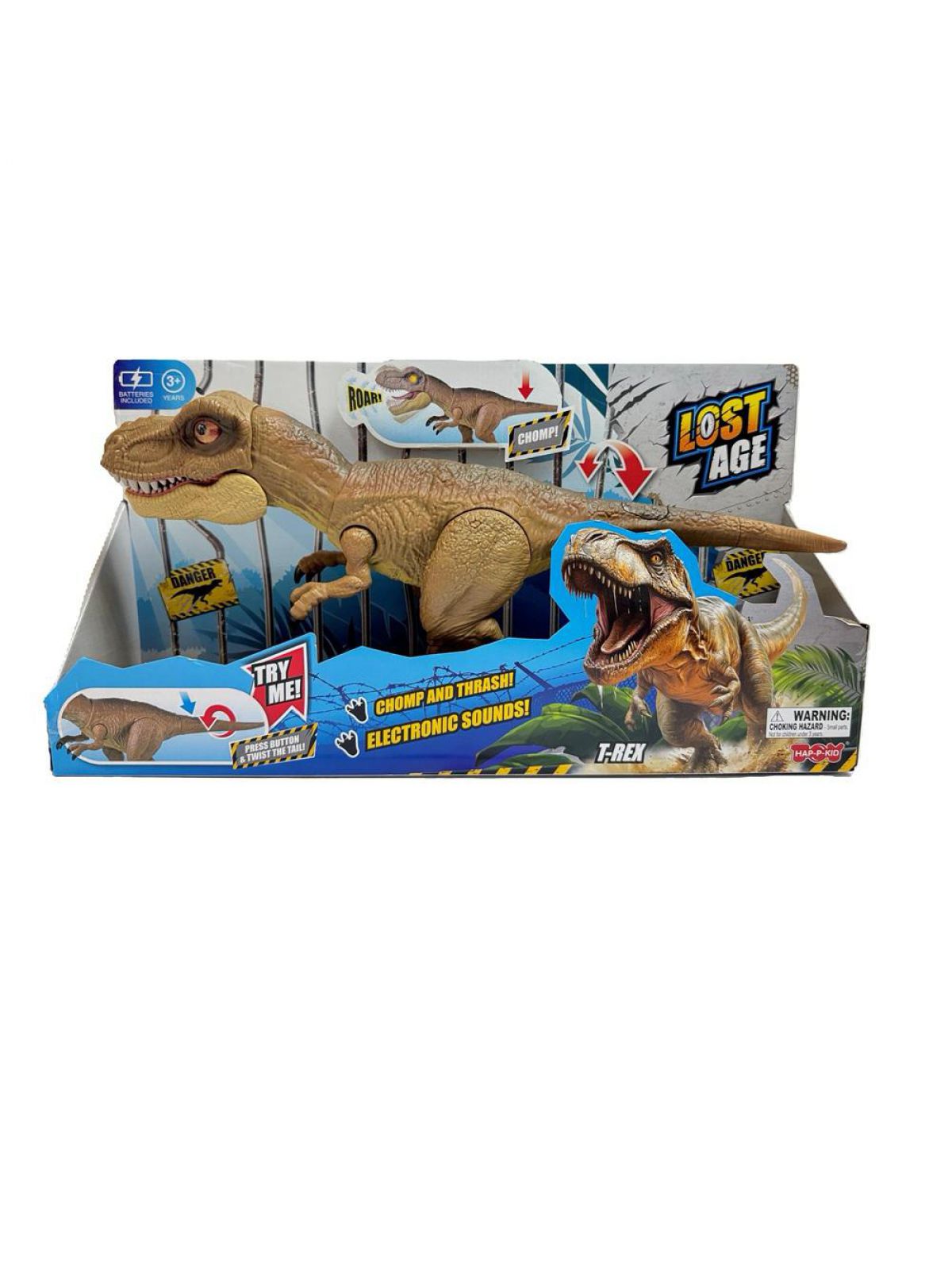 דינוזאור טי רקס ענק - קולות וצלילים