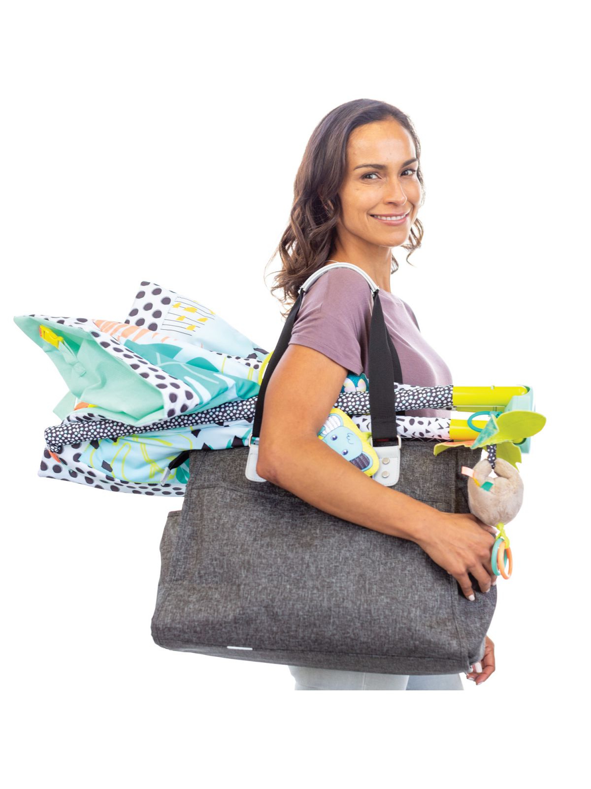 אוניברסיטה 4 ב-1 עם מספרים לתיעוד גיל התינוק