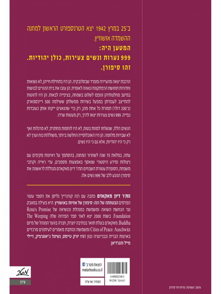 999 נשים צעירות          שואה