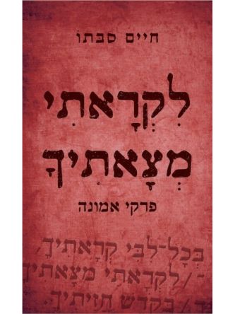 לקראתי מצאתיך