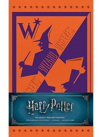 HARRY POTTER: WEASLEYS’ WIZARD WHEEZES HARDCOVER RULED JOURNAL