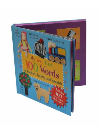 VERY FIRST 100 WORDS IN ENGLISH  FRENCH & SPANISH