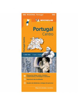 PORTUGAL CENTRE MAP 592