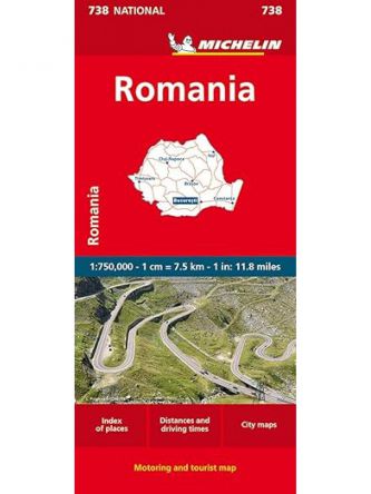 ROMANIA 738 MAP