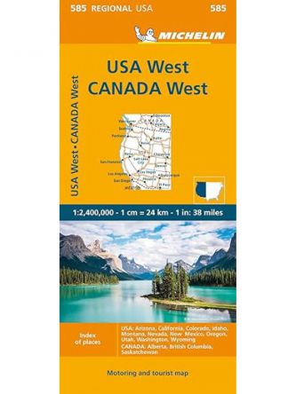 U.S.A. WESTERN MAP