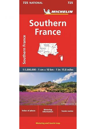 FRANCE - SOUTH MAP