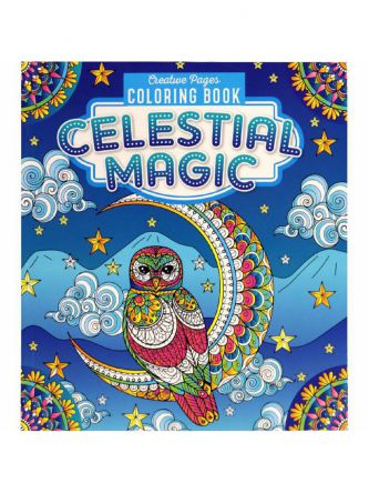 CREATIVE PAGES CELESTIAL MAGIC COLORING BOOK