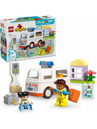 אמבולנס ונהג לגו דופלו 10447 LEGO DUPLO