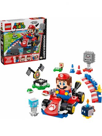 מריו אינטראקטיבי ובניית רכב המרוץ הסטנדרטי לגו 72043 LEGO SUPER MARIO