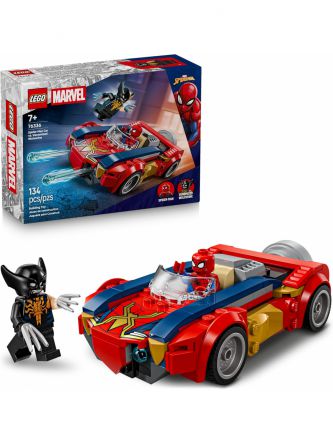 ספיידרמן במכונית נגד וונומייזד וולברין לגו LEGO Super Heroes Marvel 76336