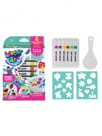 צפצפים גינת הפיות 6 טושים+שבלונות