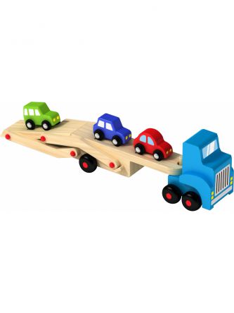 משאית נושאת רכבים עץ