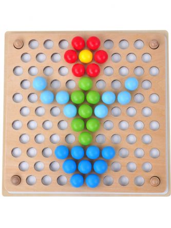 משחק חרוזים תפוס והתאם עץ