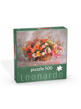 פאזל זר פרחים 500 חלקים